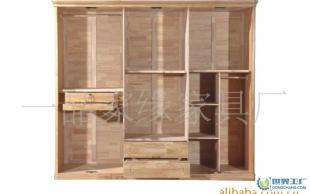 [一品家缘]实木衣柜806#(六门)实木床/实木套房/地柜/床头柜_世界工厂网中国产品信息库