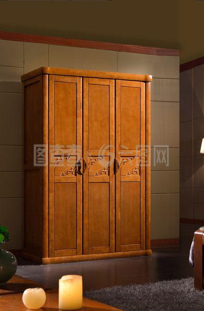 实木衣柜图片