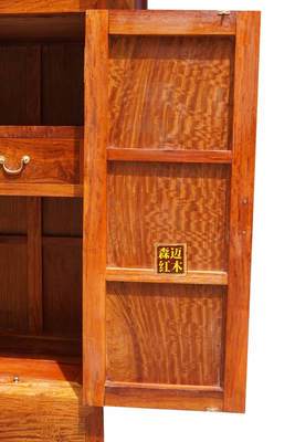 缅甸花梨顶箱柜——大果紫檀实木衣柜限时优惠，领券立减300元